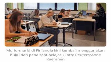 Berdampak Buruk, Pendidikan di Finlandia Tinggalkan Perangkat Digital, Kembali ke Pena dan Kertas